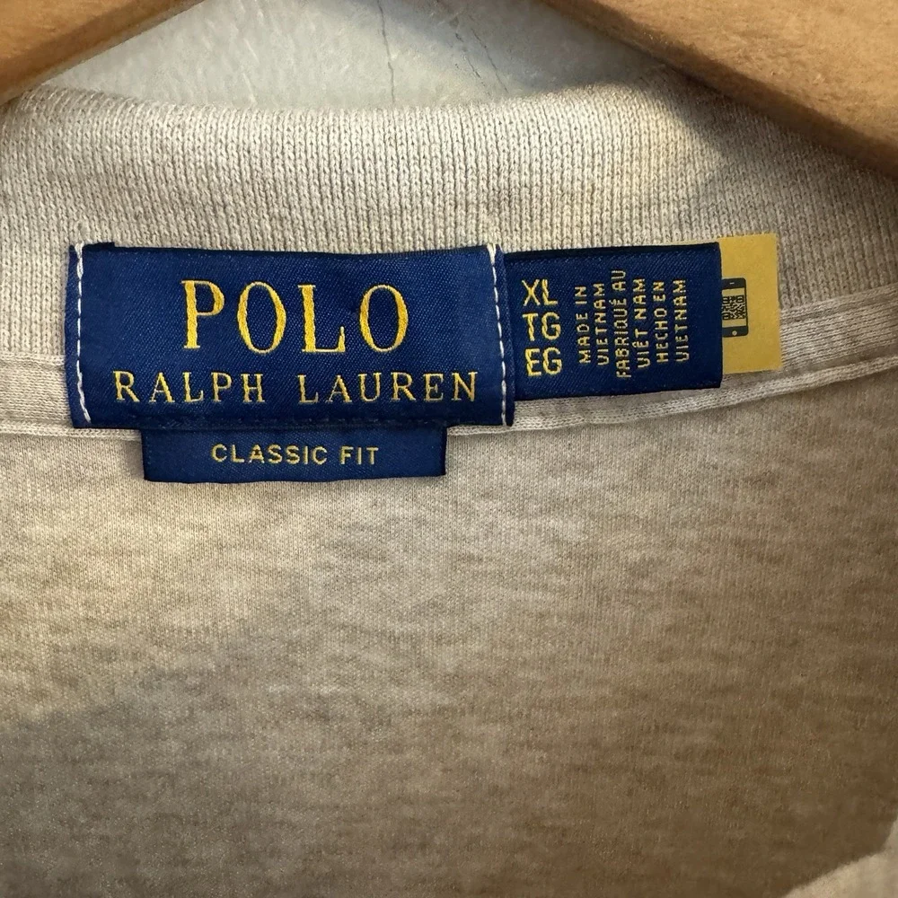 Polo Ralph Lauren Classic Fit Beige Short Sleeve Polo Embroidered XL Flesh Pony